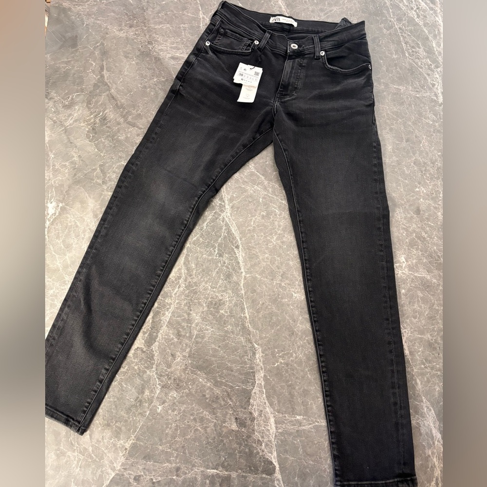 Zara Low Rise Black Men's Jeans